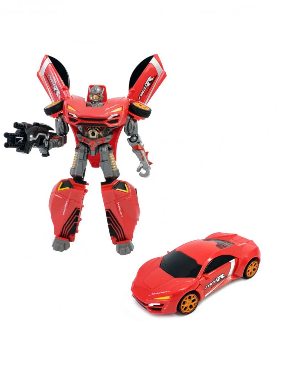 Roboforces Transformation Robot från Toi-Toys i Röd – produktbild