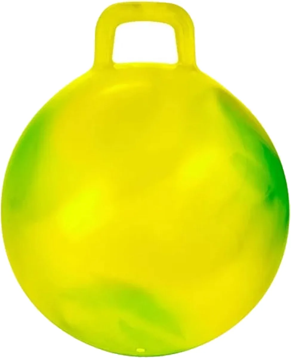 Skippybal marble - geel/groen - D45 cm - buitenspeelgoed voor kinderen by Toi-Toys in Yellow – product photo
