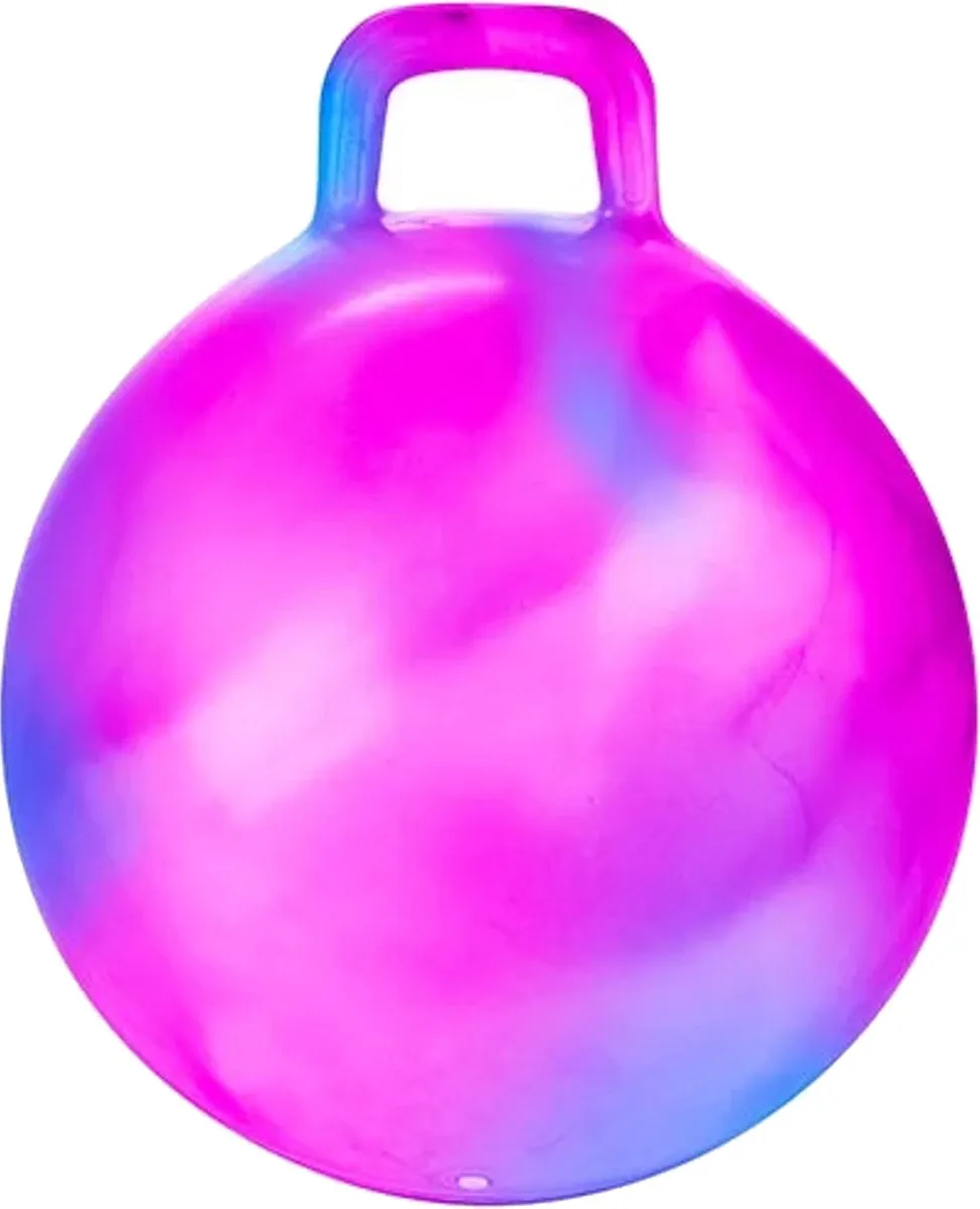 Skippybal marble - roze/blauw - D45 cm - buitenspeelgoed voor kinderen by Toi-Toys in Pink – product photo
