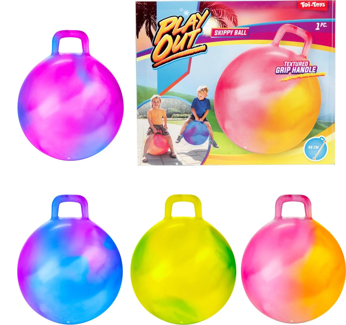 Skippyball Marble 45cm Assorted von Toi-Toys in Mehrfarbig – Produktfoto