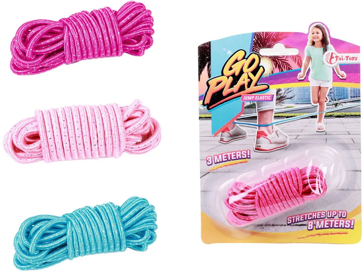Springelastiek von Toi-Toys in Rosa – Produktfoto