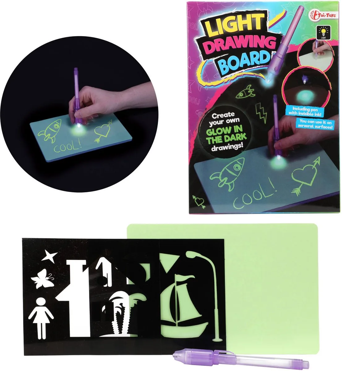 Tekenset Onzichtbare Inkt by Toi-Toys in Multicolour – product photo