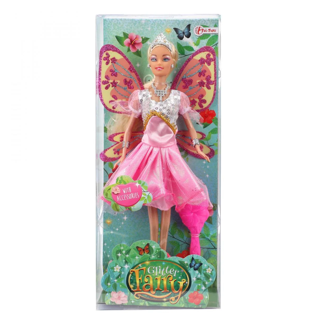 Tienerpop Glitter Fairy fra Toi-Toys i Lyserød – produktbillede