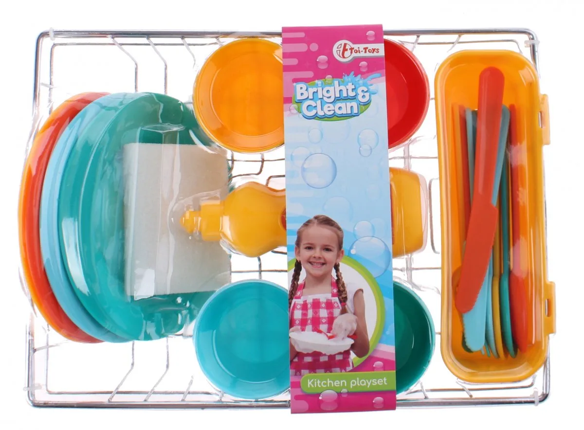 Toi-Toys 23-delige afwas speelset de Toi-Toys en Multicolore – photo du produit