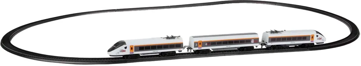 Treinset Elektrische High Speed Rails, 15dlg. von Toi-Toys in Mehrfarbig – Produktfoto