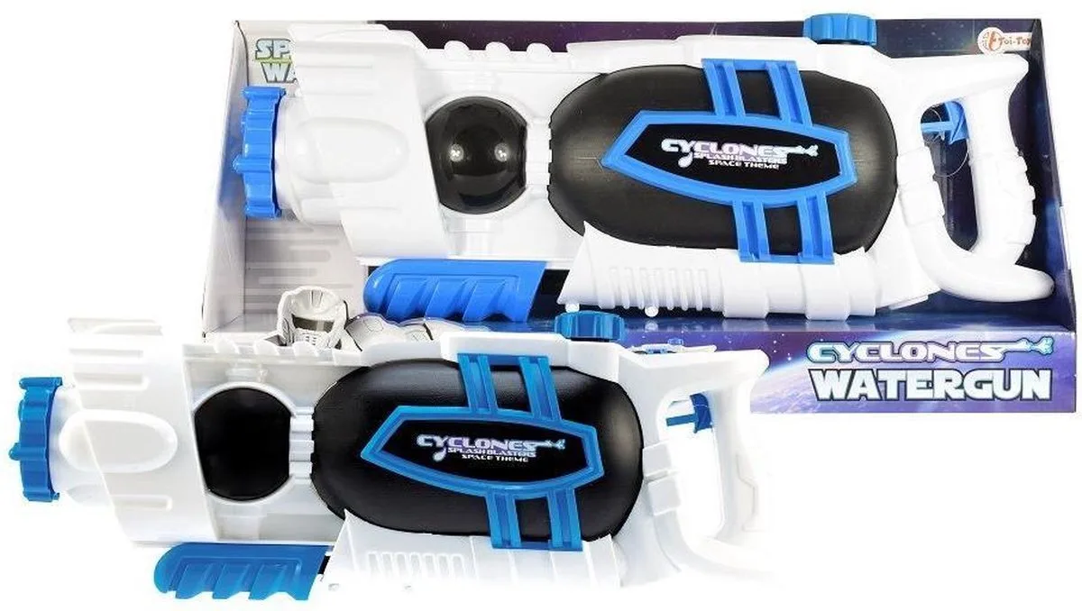 Waterpistool Cyclone Extreme L von Toi-Toys in Blauw wit – Produktfoto