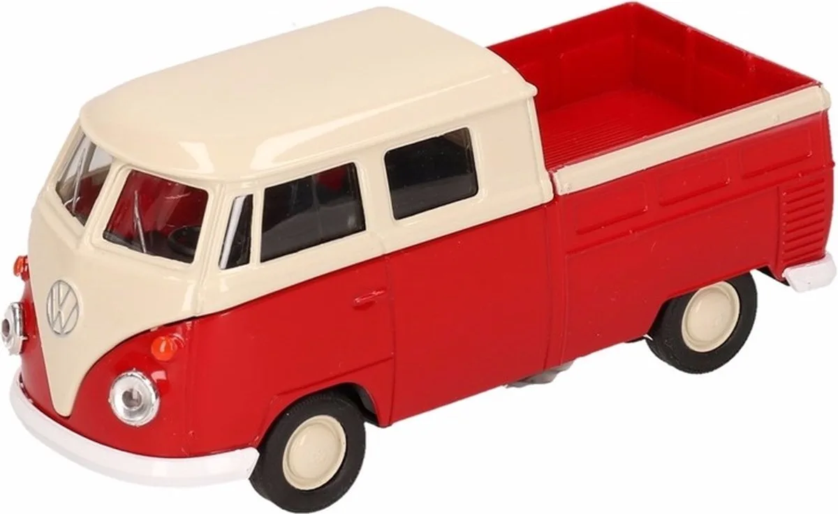 Welly Speelgoed Volkswagen modelauto - T1 pick up - schaal 1:36 - schaalmodel van Toi-Toys in Rood – productfoto