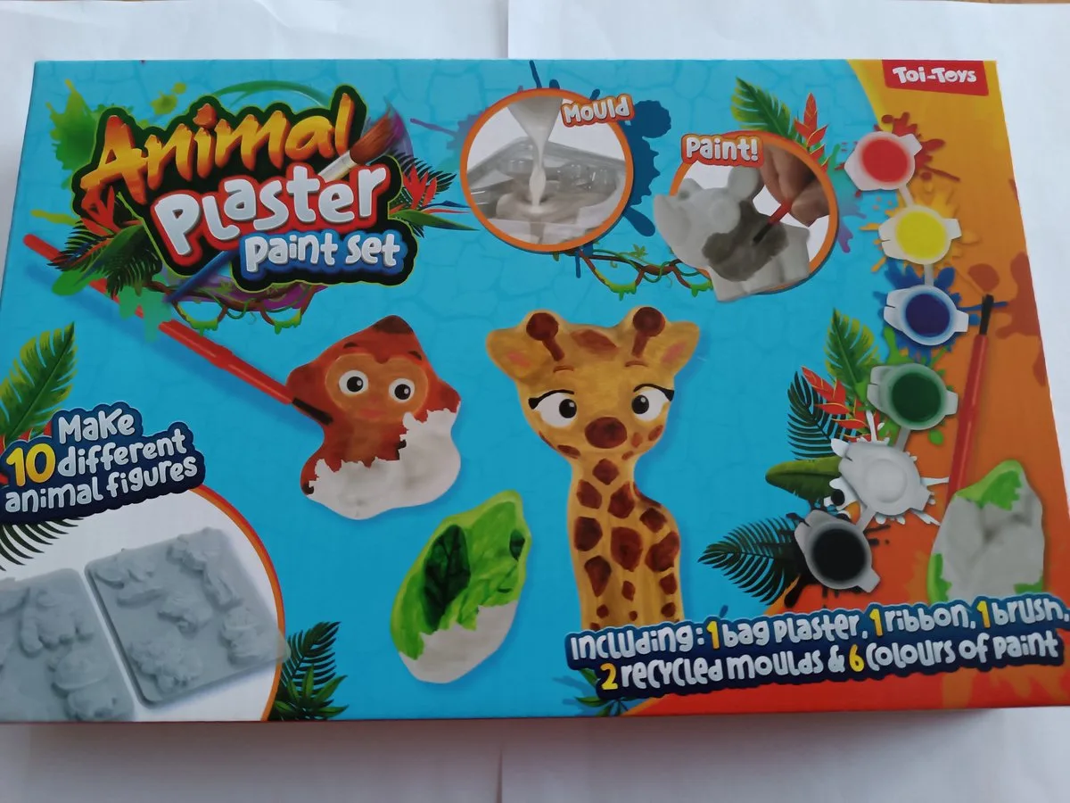 Wild life gips gieten set creatief speelgoed. de Toi-Toys en Multicolore – photo du produit