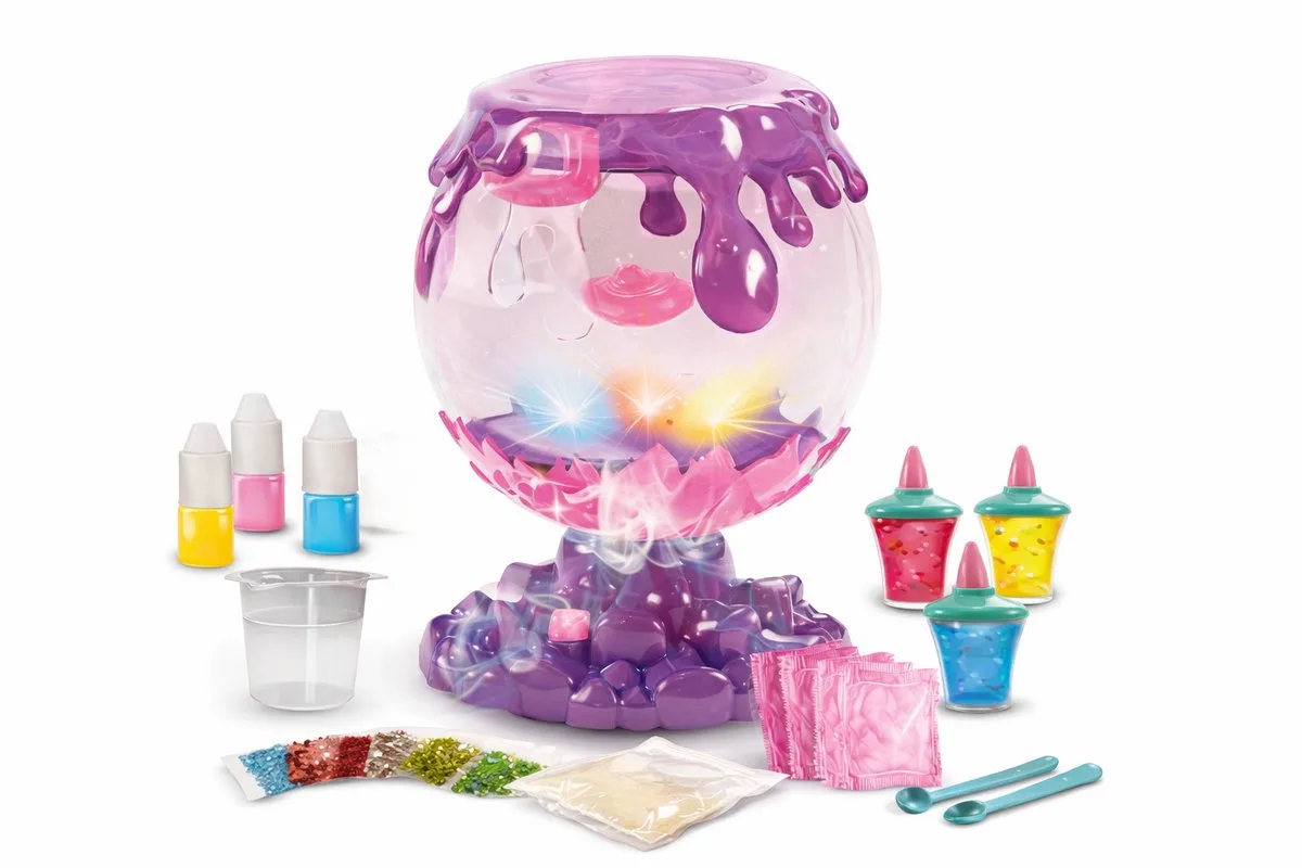 Wonderful Slime Maker - Magische Slijm Maker Ketel met Licht & Mist Effect - DIY Slime Maakset voor Kinderen - Creatief Speelgoed fra Toi-Toys i Roze – Paars – Multicolor – produktbillede