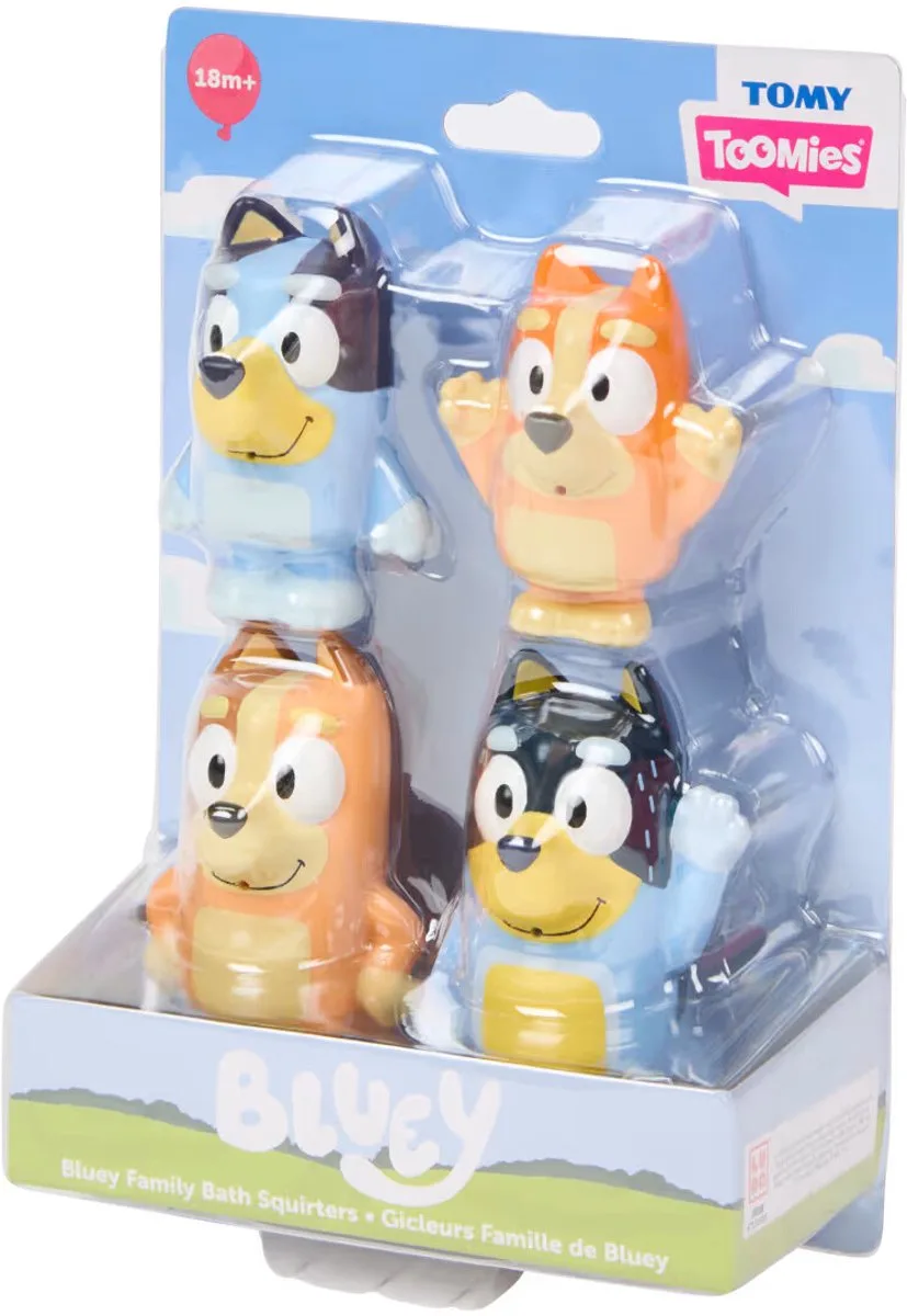 Bluey - Bluey Familie - waterspeelgoed - Badspeelgoed de TOMY en Bleu – photo du produit