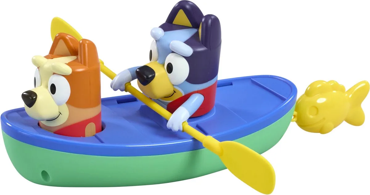 BLUEY - Bluey's Kano Trekken & Gaan Badspeelgoed von TOMY in Mehrfarbig – Produktfoto