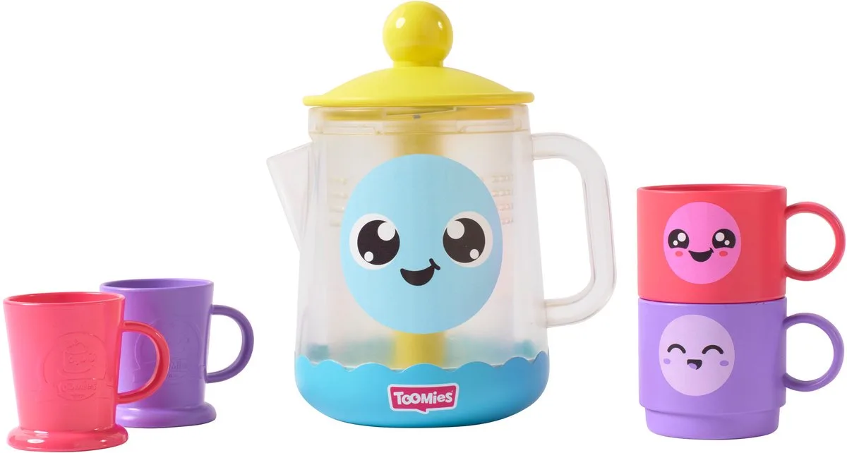 Bubbel Koffiepot & Accessoires Badset - Badspeelgoed van TOMY in Meerkleurig – productfoto