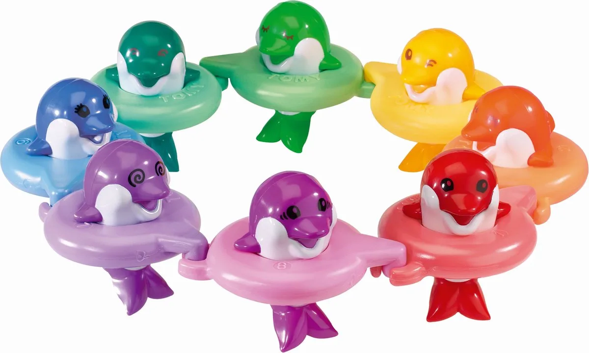 Do-Re-Mi delfiner, badelegetøj fra TOMY i Flerfarvet – produktbillede