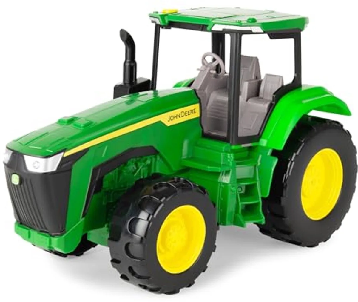 Licht & Geluid Tractor - John Deere - 30 cm groot fra TOMY i Grøn – produktbillede