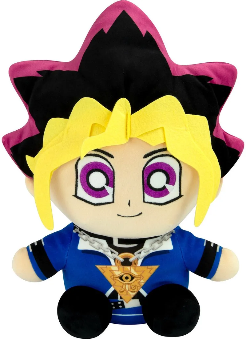 Mocchi Mocchi knuffel Yugi Muto - Yu-Gi-Oh! Mega pluche 37cm speelgoed. van Tomy in Meerkleurig – productfoto