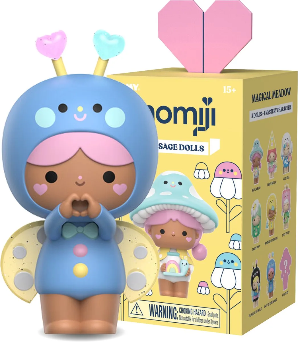 Momiji 'Magical Meadow' Message Dolls - Blind Box vinyl verzamelfiguurtjes - 9 te verzamelen de TOMY en Multicolore – photo du produit