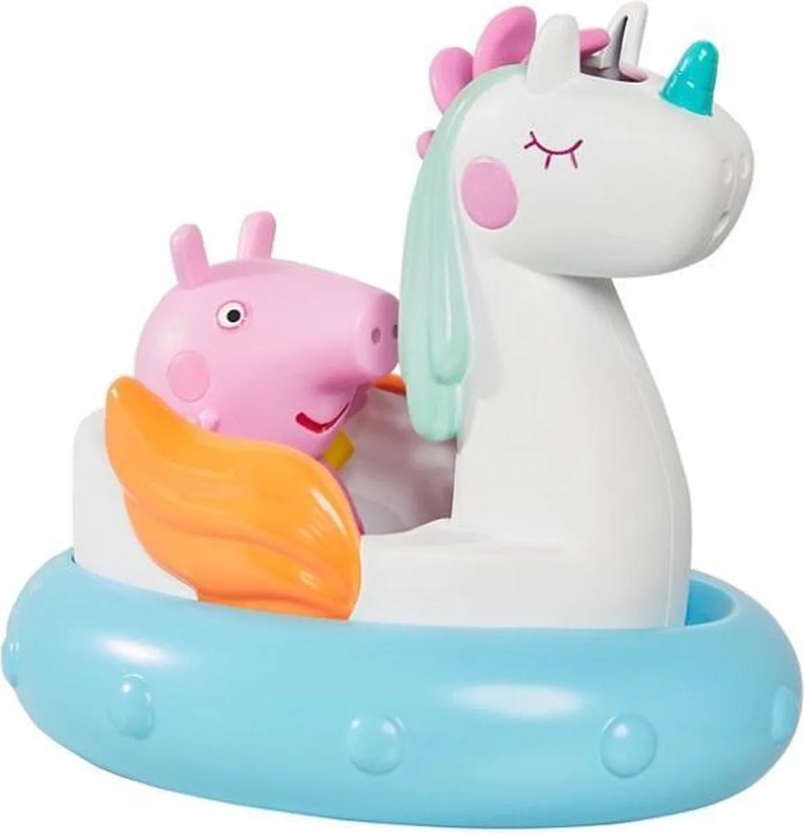 Peppa Pig Unicorn Waterpret - Badspeelgoed von TOMY in Weiß – Produktfoto