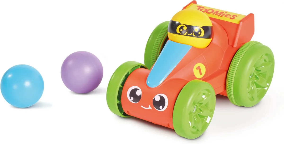Pop & Go Racewagen - Peuterspeelgoed - Spelen en Leren von TOMY in Rot – Produktfoto