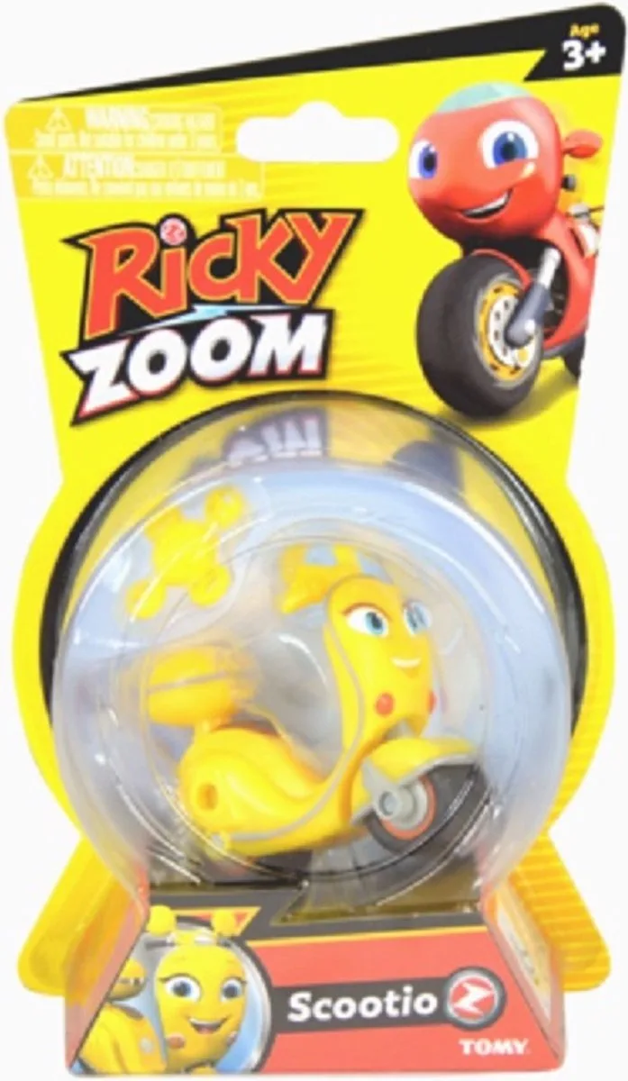 SCOOTIE Zoom Core Racers fra TOMY i Gul – produktbillede