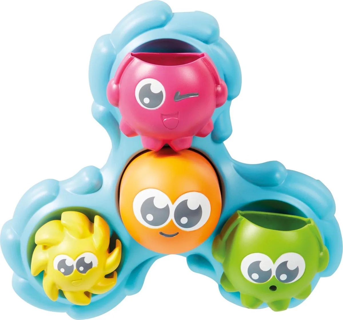 Spin & Splash Octopals - Badspeelgoed van TOMY in Blauw – productfoto