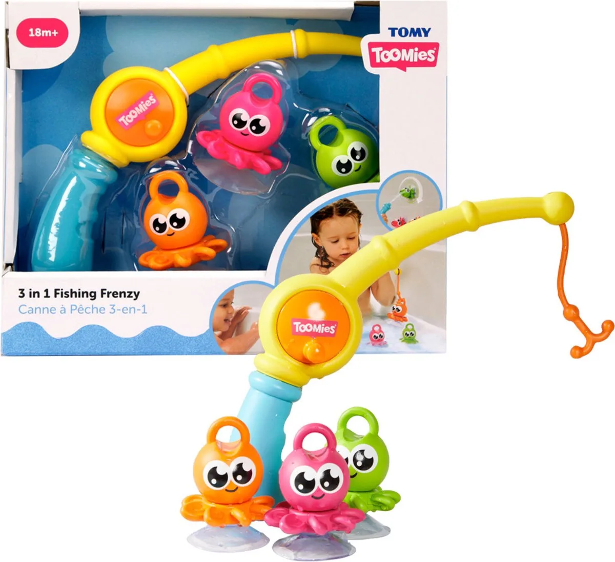 Tomy 3-in-1 Visfestijn - Badspeelgoed de TOMY en Multicolore – photo du produit