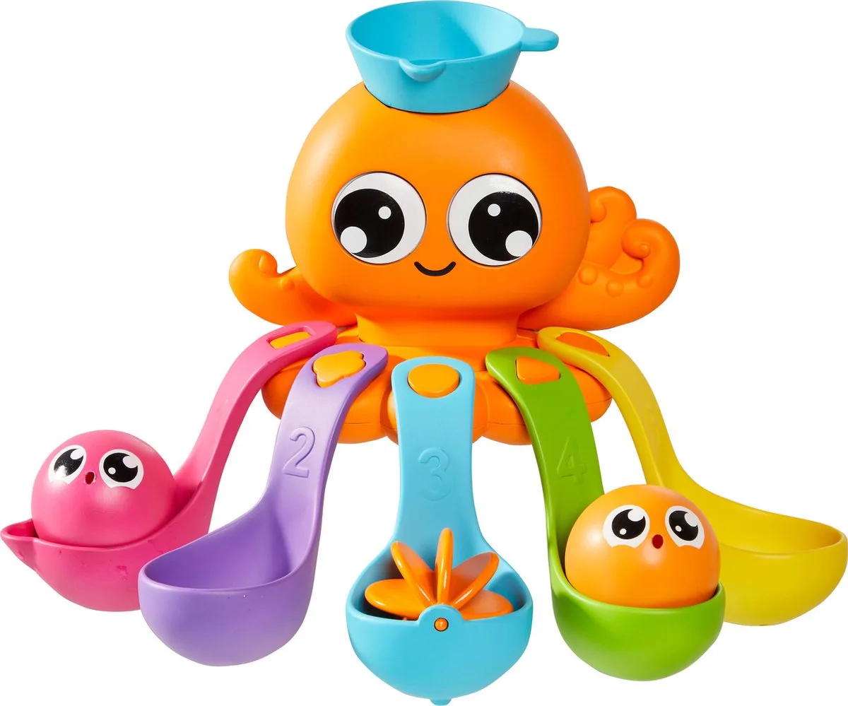 Toomies 7-in-1 Bath Activity Octopus fra TOMY i Flerfarvet – produktbillede