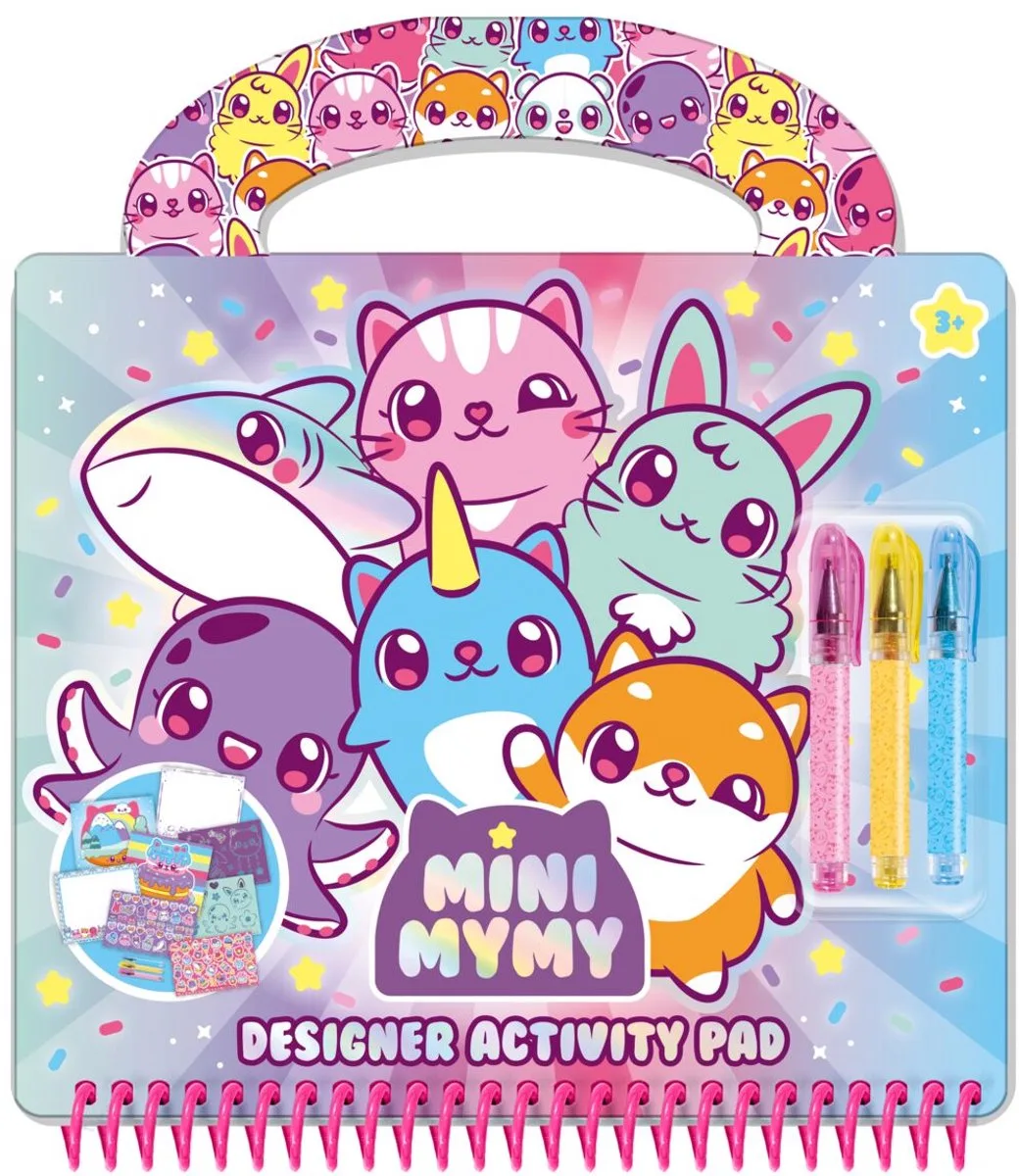 Doeboek - Activiteitenboek - Tekenen, schrijven en stickeren - Speelgoed Kinderen - Knutselen - Voor meisjes en jongens - Ook voor kleuters - Vanaf 3 jaar van Totum in Mini MyMy – productfoto