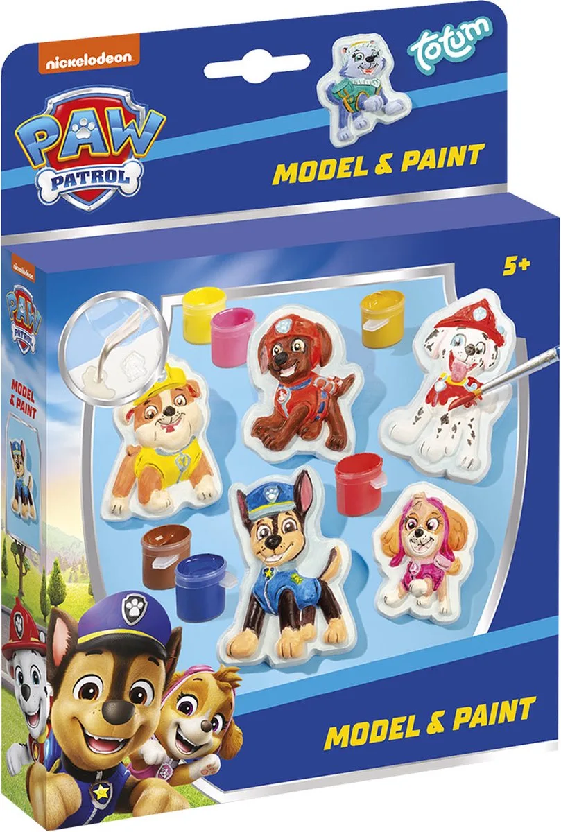 Gipsfiguren gieten en schilderen - 10 stuks - Speelgoed Kinderen - Knutselen - Voor meisjes en jongens - Vanaf 5 jaar von Totum in PAW Patrol – Produktfoto