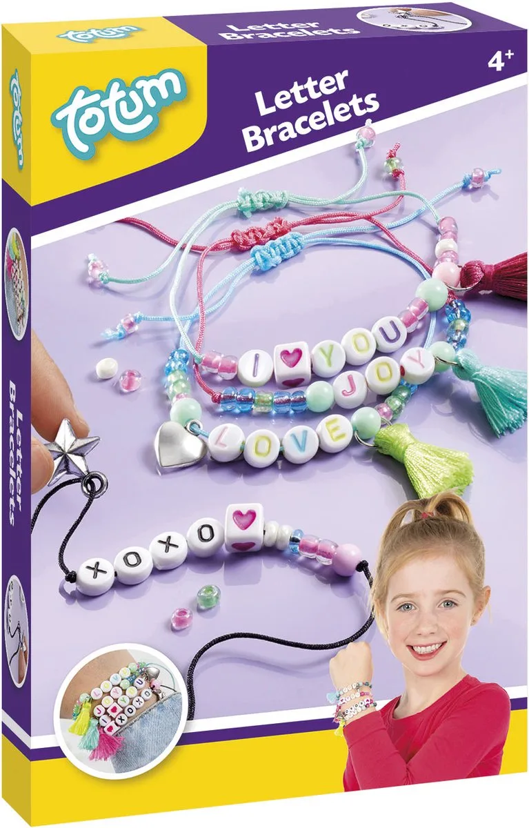 Bracelets Créatifs à Message de Totum en Letter Bracelets – photo du produit