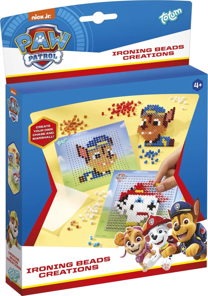 Creative Craft Group PAW PATROL Iron-on beads von Totum in PAW Patrol strijkkralen – Produktfoto