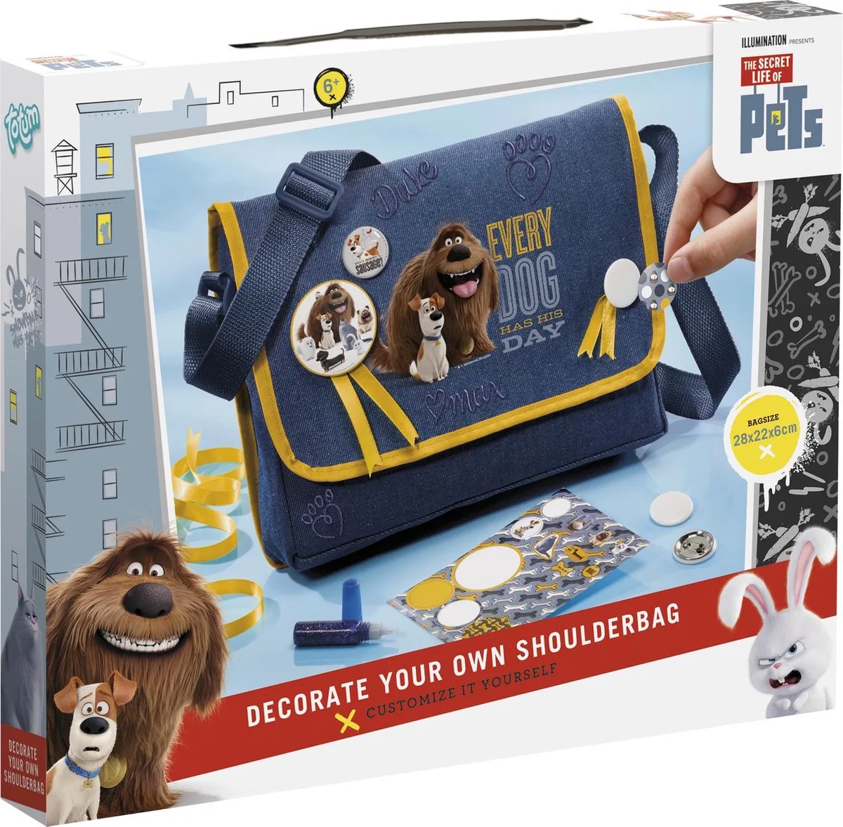 Secret Life of Pets Shoulderbag schoudertas de Totum en Bleu – photo du produit