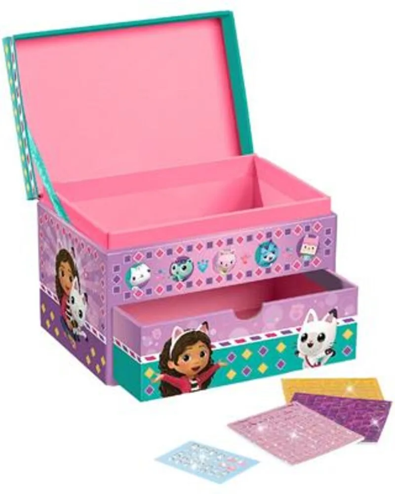 Sieradendoosje versieren - Met mozaïek - Speelgoed Kinderen - Knutselen - Voor meisjes - Ook voor kleuters - Vanaf 3 jaar by Totum in Gabby's Poppenhuis – product photo