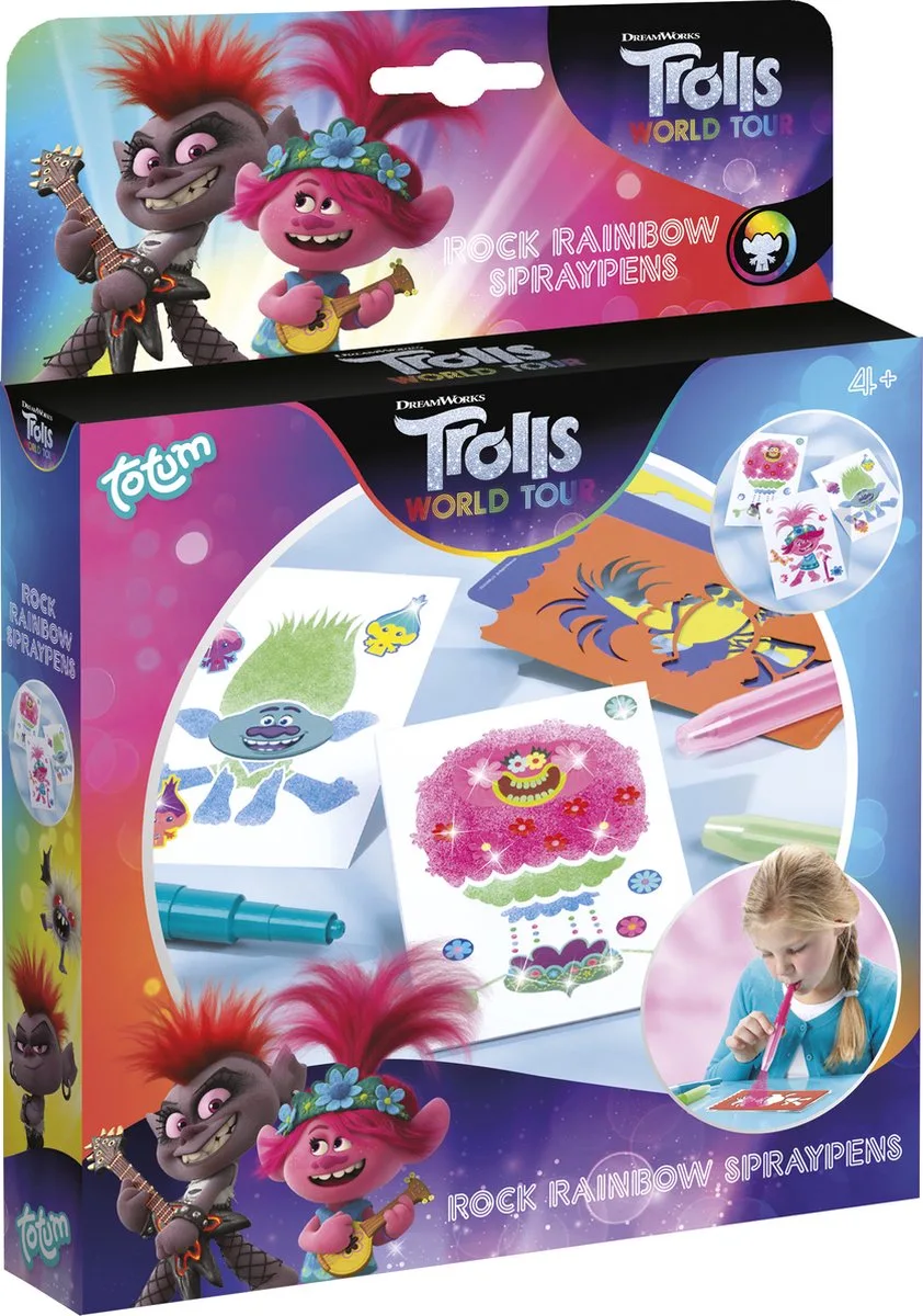 Trolls Rock Rainbow - Knutselset de Totum en Multicolore – photo du produit