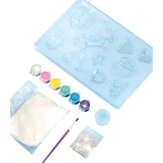 Unicorn gips gieten schilderen model & paint 10 gipsfiguren maken incl. 5 kleuren verf en penseel - knutselset cadeau tip speelgoed meisjes en jongens vanaf 5 jaar by Totum in Unicorn gipsset – product photo 2 of 2