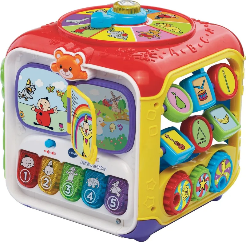 Baby Bumba Activiteitenkubus - Educatief Babyspeelgoed - 9 tot 36 Maanden by VTech in Multicolour – product photo