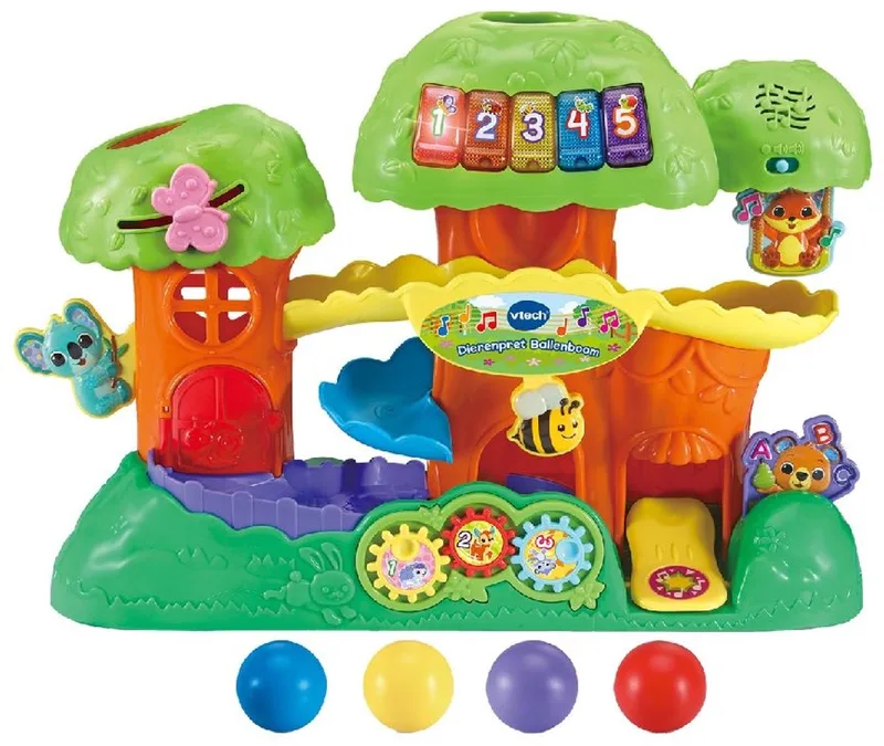 Baby Dierenpret Ballenboom Activity-Center - Interactief & Educatief Speelgoed - Ballentoren - Cadeau - Baby Speelgoed 1 Jaar de VTech en Multicolore – photo du produit