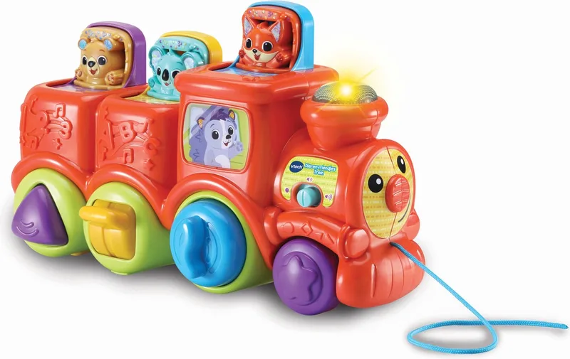 Baby Dierenvriendjes Speelgoed Trein - Interactief & Educatief Babyspeelgoed - Activity-Center - Cadeau - Speelgoed 6 Maanden tot 3 Jaar från VTech i Flerfärgad – produktbild