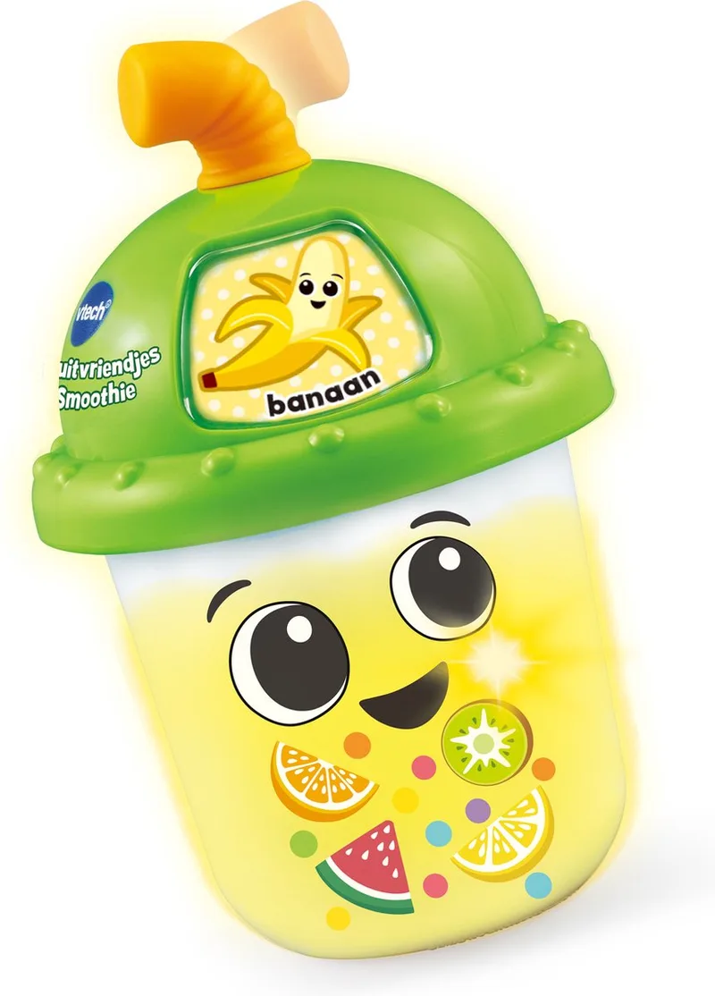 Baby Fruitvriendjes Smoothie - Educatief Speelgoed - Kleuren en Geluiden - Van 6 tot 36 Maanden by VTech in Blue – product photo