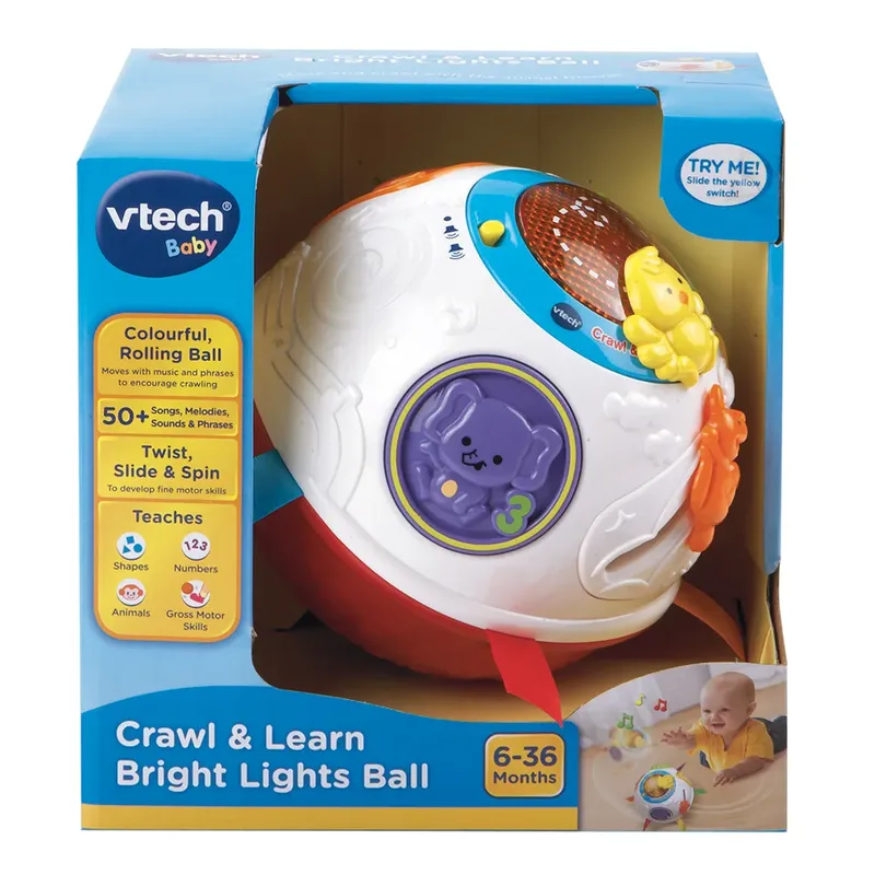 Baby Kravle-og Lærebold (950-151532) Kruip-en Leerspeelgoed de VTech – photo du produit 2 sur 3