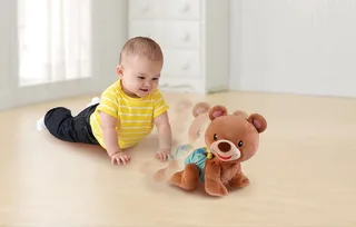 Baby Kruip & Leer Babybeer - Interactief Speelgoed - Knuffel - Voor Jongens en Meisjes - Cadeau - Van 9 tot 36 maanden från VTech i Brun – produktbild 5 av 5