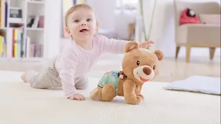 Baby Kruip & Leer Babybeer - Interactief Speelgoed - Knuffel - Voor Jongens en Meisjes - Cadeau - Van 9 tot 36 maanden från VTech i Brun – produktbild 2 av 5