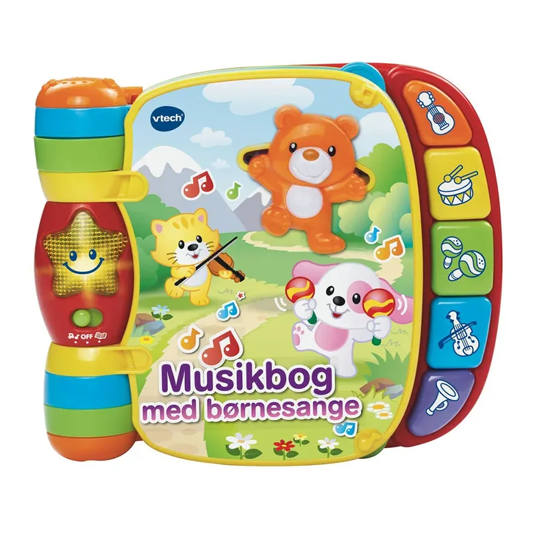 Baby Muziekboek Met Kinderliedjes (950-166732) Speelgoed fra VTech – produktbillede