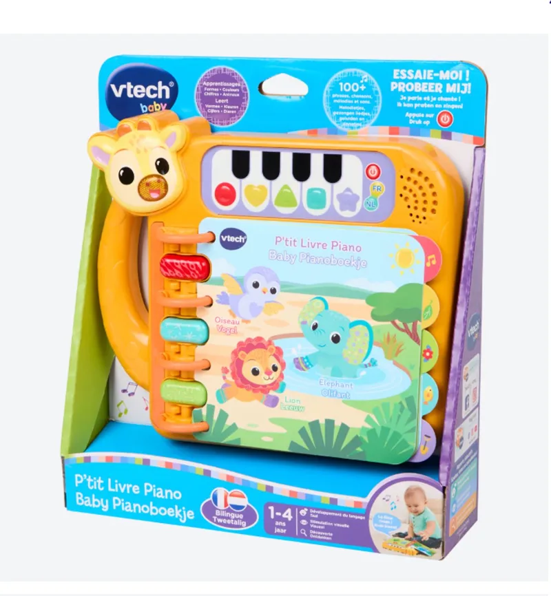 baby pianoboekje Met geluid by VTech in Multicolour – product photo