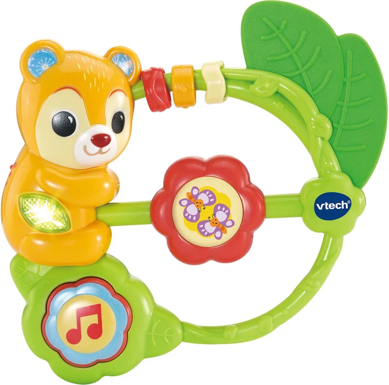 Baby Rammelaar - Vrolijke Beer - Interactief Speelgoed met Geluiden by VTech in Multicolour – product photo