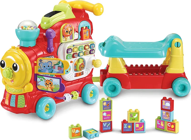 Baby Rijd & Leer Letterlocomotief - Interactief & Educatief Speelgoed - Cijfers, Kleuren en Letters - Cadeau - Baby Speelgoed 1 Jaar tot 3 Jaar från VTech i Flerfärgad – produktbild