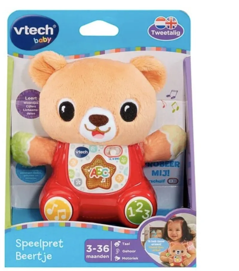 Baby - Speelpret Beertje - Babyspeelgoed - 3-36Mnd - Taal - Gehoor - Motoriek von VTech in Mehrfarbig – Produktfoto