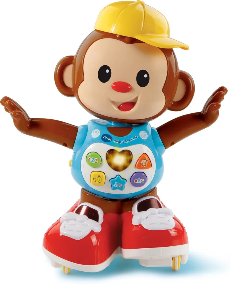 Baby Swing & Speel Aap - Educatief Babyspeelgoed - 1 tot 3 Jaar de VTech en Multicolore – photo du produit