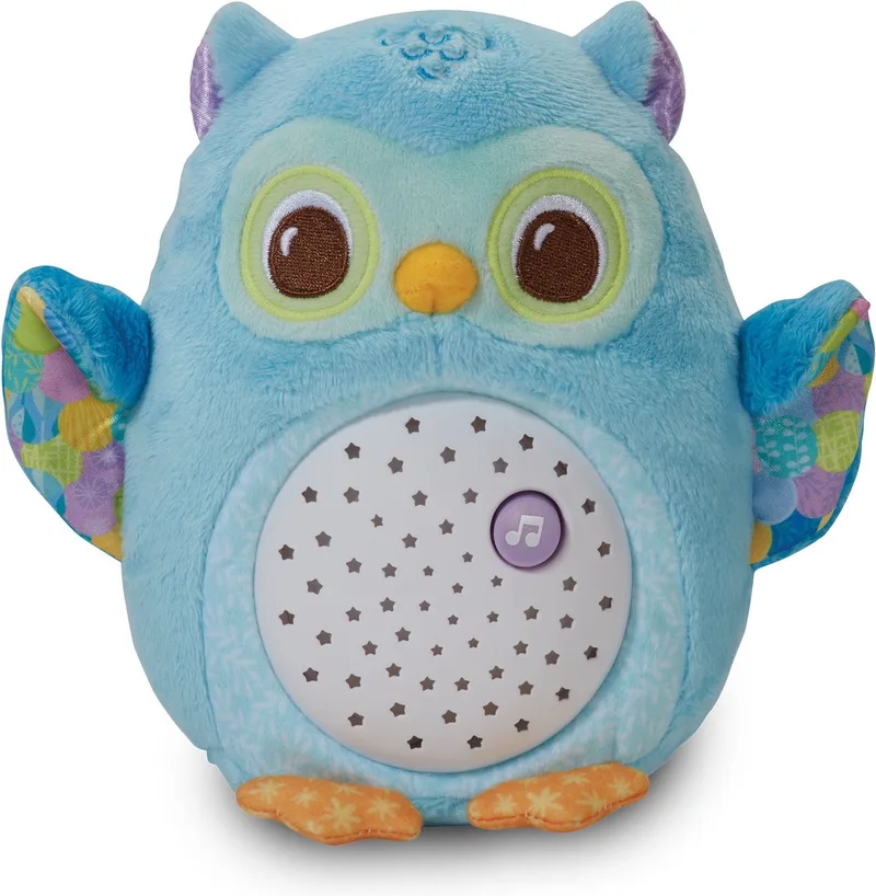 Bedtijd Uiltje - Interactieve knuffel - Muziek en Natuurgeluiden - Van 0 tot 6 jaar fra VTech i Blå – produktbillede