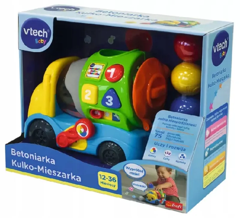 Betoniarka Kulko-Mieszarka Interactieve Speelgoedvrachtwagen van VTech in Meerkleurig – productfoto