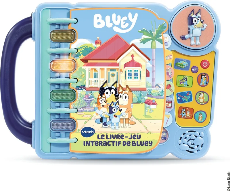 BLUEY - MON LIVRE-JEU INTERACTIF by VTech in Blue – product photo